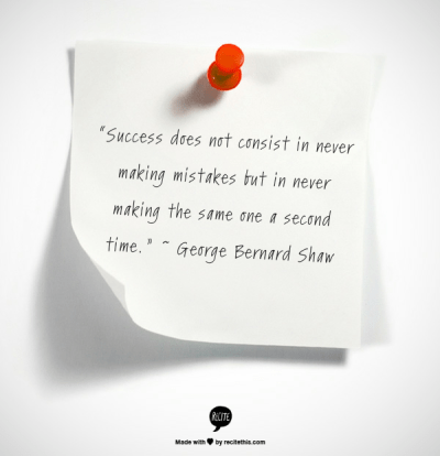 Shaw on Lessons Learned