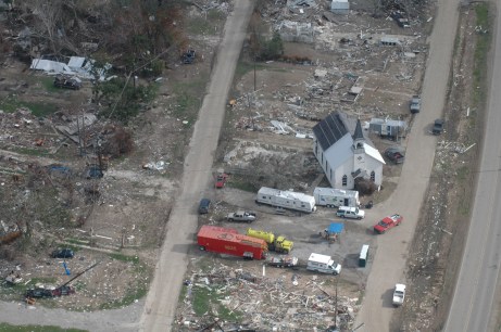 Empire, La., in ruins, months after Hurricane Katrina's landfall.